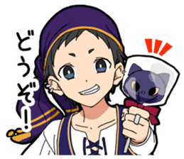 Halloween costume boy sticker #13166326