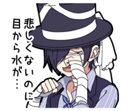 Halloween costume boy sticker #13166332