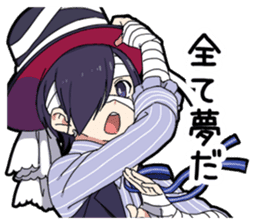 Halloween costume boy sticker #13166333