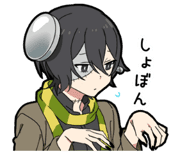 Halloween costume boy sticker #13166340