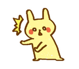 carefree usa-chan sticker #13166489