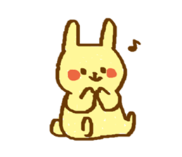 carefree usa-chan sticker #13166491