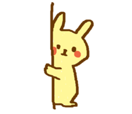 carefree usa-chan sticker #13166494