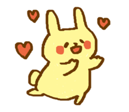 carefree usa-chan sticker #13166496