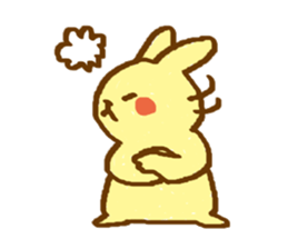 carefree usa-chan sticker #13166497