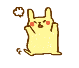 carefree usa-chan sticker #13166498