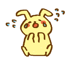 carefree usa-chan sticker #13166500