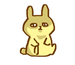 carefree usa-chan sticker #13166501