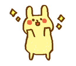 carefree usa-chan sticker #13166502