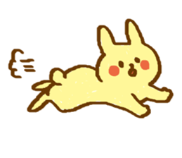 carefree usa-chan sticker #13166504