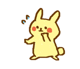 carefree usa-chan sticker #13166505