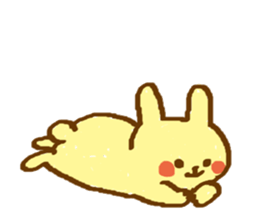 carefree usa-chan sticker #13166506