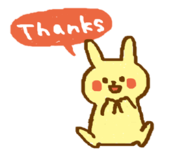 carefree usa-chan sticker #13166507