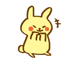 carefree usa-chan sticker #13166510