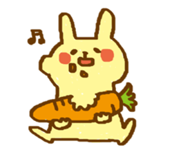 carefree usa-chan sticker #13166512