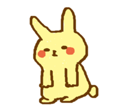 carefree usa-chan sticker #13166514