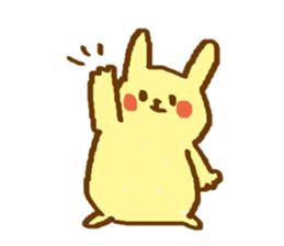 carefree usa-chan sticker #13166515