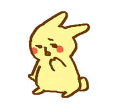 carefree usa-chan sticker #13166517