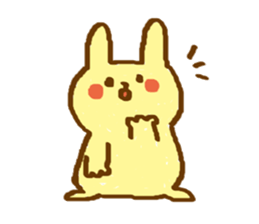 carefree usa-chan sticker #13166518