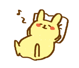 carefree usa-chan sticker #13166520