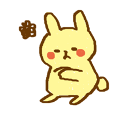 carefree usa-chan sticker #13166521