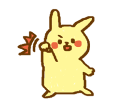 carefree usa-chan sticker #13166523