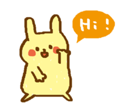 carefree usa-chan sticker #13166524