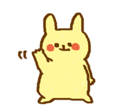 carefree usa-chan sticker #13166525