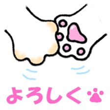Cat pad punipuni sticker #13166910