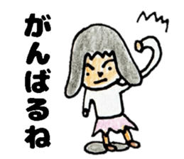 primary school girl Sticker sticker #13167249
