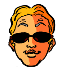 Sunglasses corps sticker #13167416