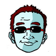 Sunglasses corps sticker #13167417