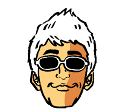 Sunglasses corps sticker #13167422