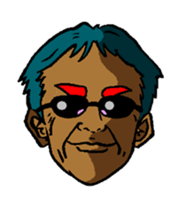 Sunglasses corps sticker #13167428