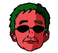 Sunglasses corps sticker #13167429