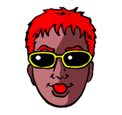 Sunglasses corps sticker #13167431