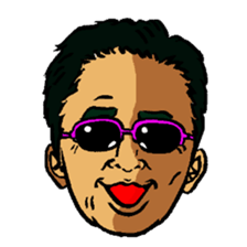 Sunglasses corps sticker #13167434