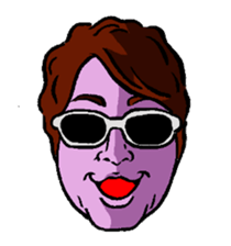 Sunglasses corps sticker #13167436