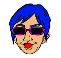 Sunglasses corps sticker #13167437