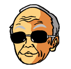 Sunglasses corps sticker #13167438