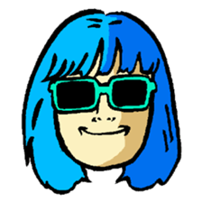 Sunglasses corps sticker #13167441