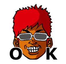 Sunglasses corps sticker #13167443