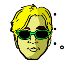 Sunglasses corps sticker #13167450