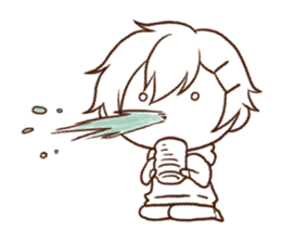 UCHI no UDUKI kun 6 sticker #13167467