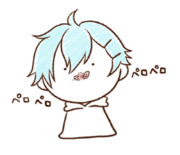 UCHI no UDUKI kun 6 sticker #13167489