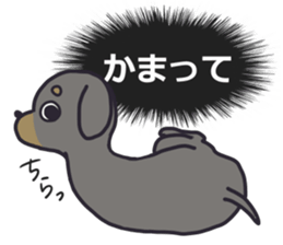 Slightly impertinent dog sticker #13167675