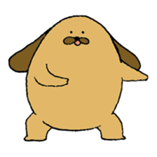 Fat dog tamagon sticker #13167814