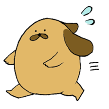 Fat dog tamagon sticker #13167815
