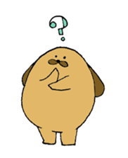 Fat dog tamagon sticker #13167820