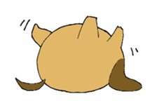 Fat dog tamagon sticker #13167821